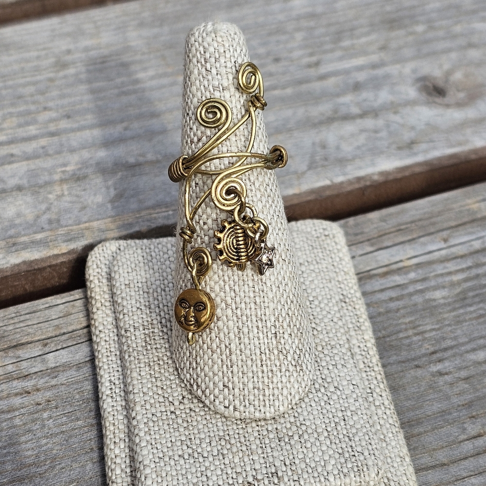 Handmade ring/ earring set - Picture 2 of 7